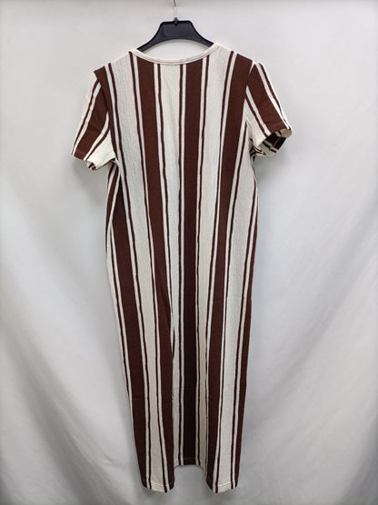 ZARA. Striped Ts midi dress