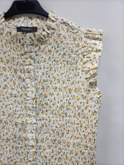 PRIMARK. Top nido de abeja T.40