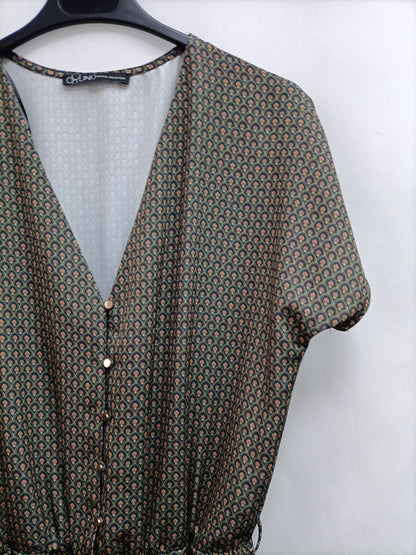 LINU. Mono verde fluido T.s