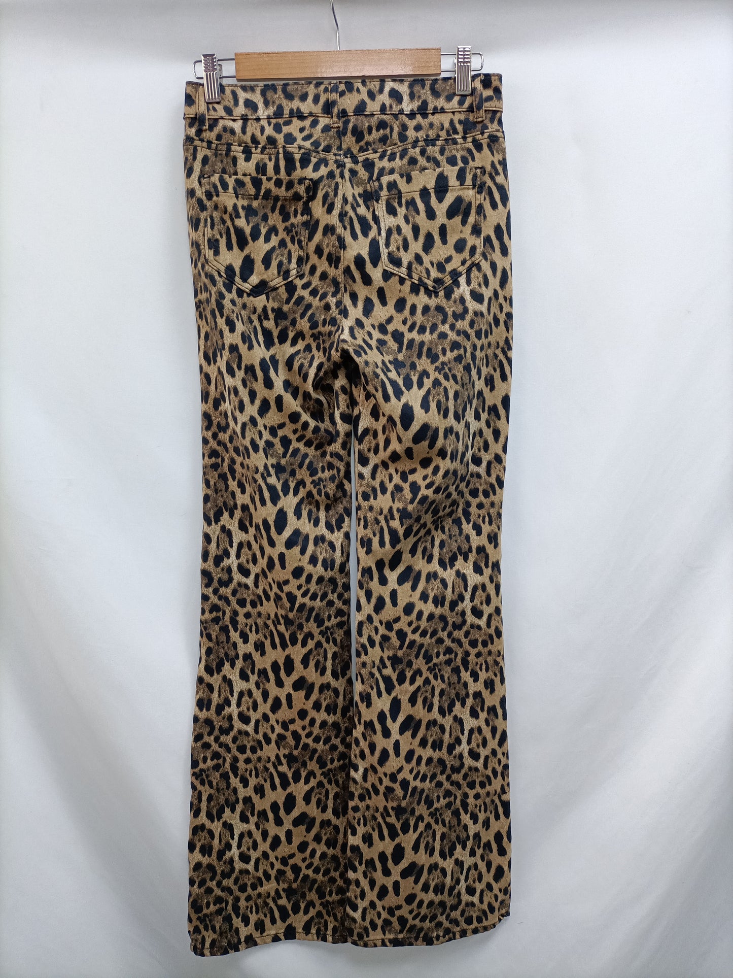 CALZEDONIA.Pantalones campana animal print T.m