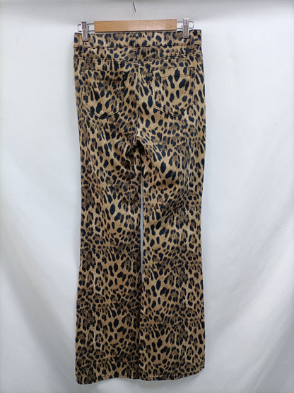 CALZEDONIA.Pantalones campana animal print T.m
