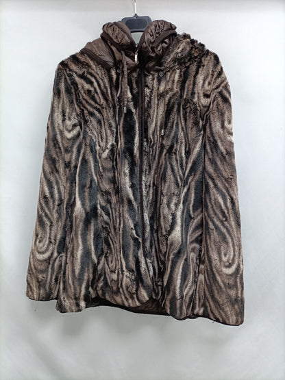 OTRAS.Chaqueta plumas y pelito reversible T.M/L