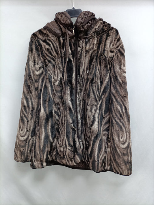 OTRAS.Chaqueta plumas y pelito reversible T.M/L