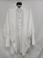 PRIMARK.Camisa larga blanca t.44