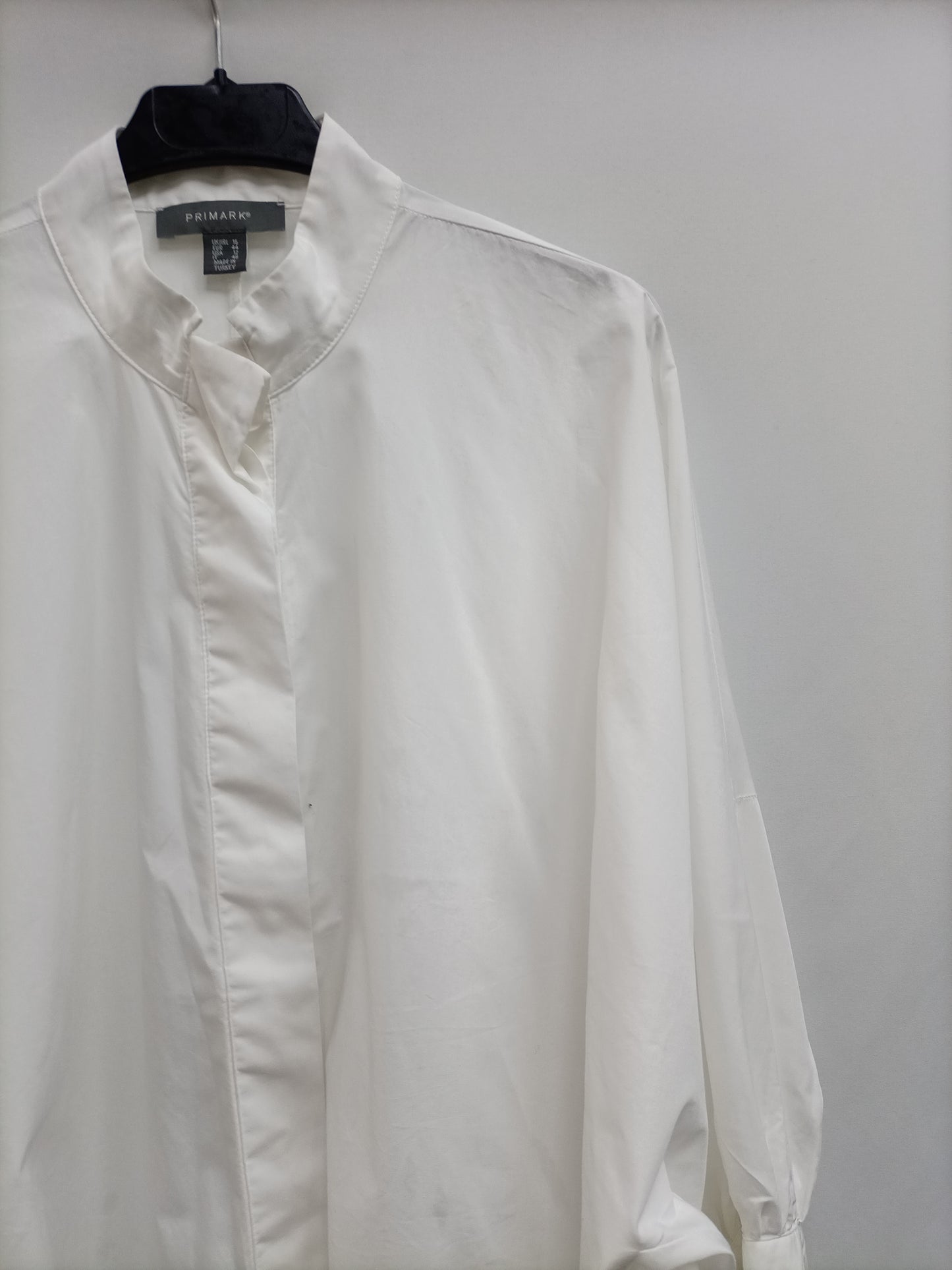 PRIMARK.Camisa larga blanca t.44