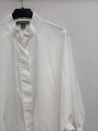 PRIMARK.Camisa larga blanca t.44