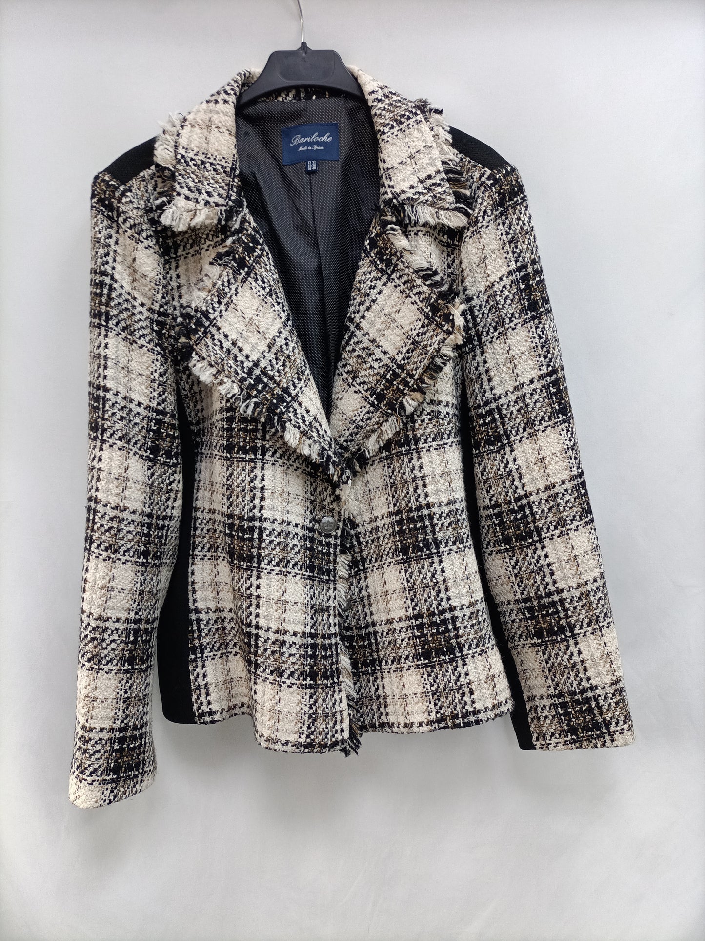 BARILOCHE.Chaqueta tweed T.52