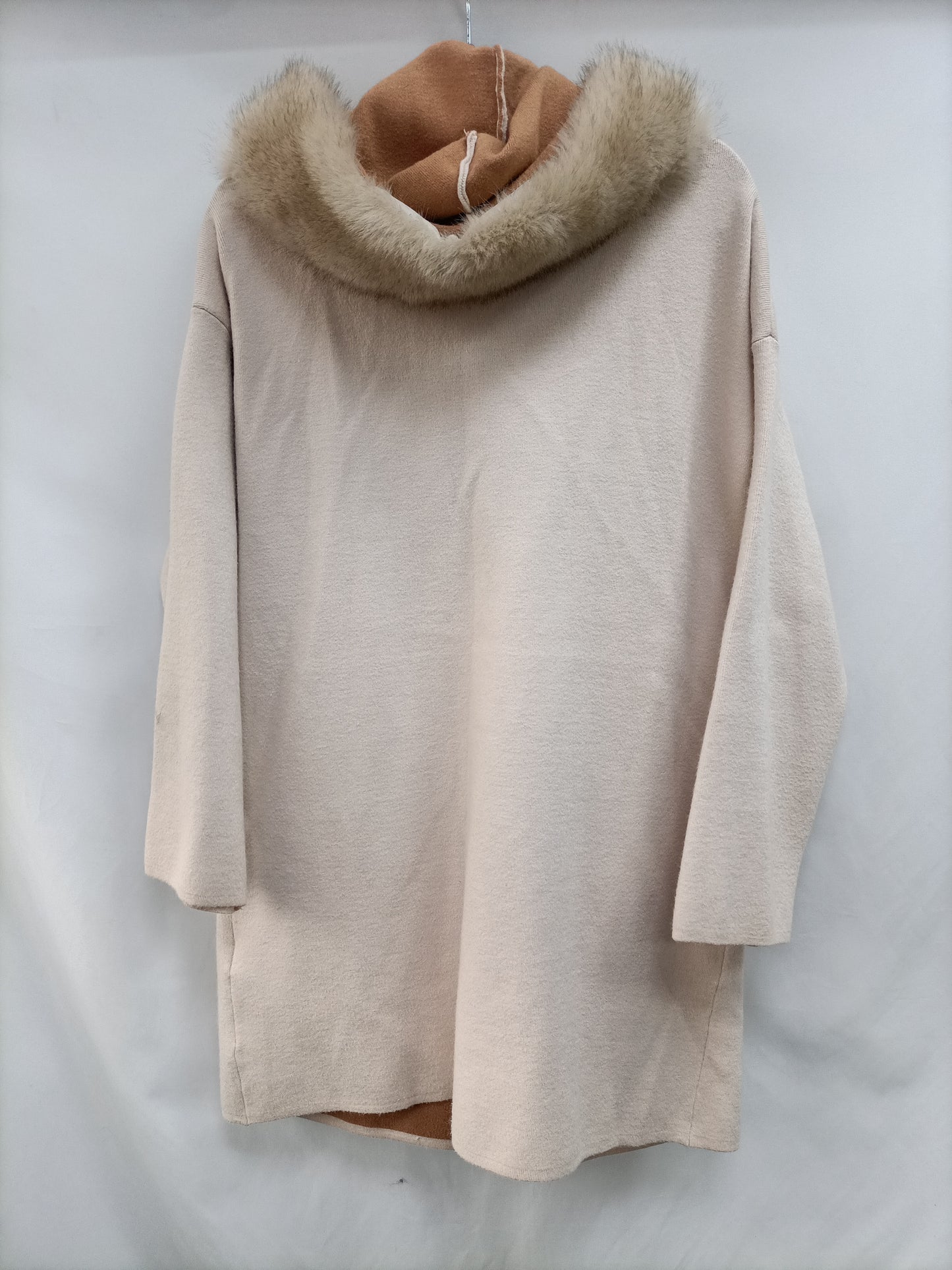 PARFOIS.Chaqueta punto beige TU