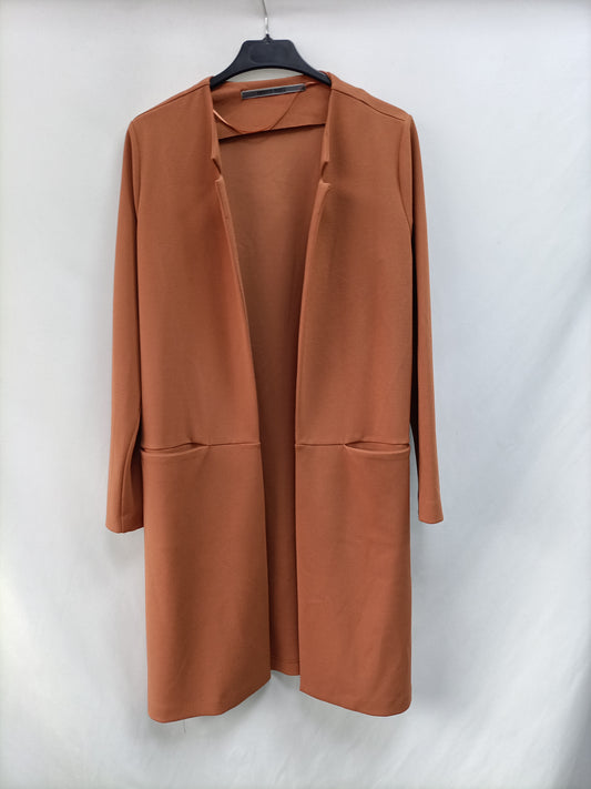 ANGELA DAVIS.Chaqueta larga fina T.M