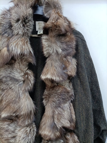 TBA.Poncho pelo conejo TU (m/l)