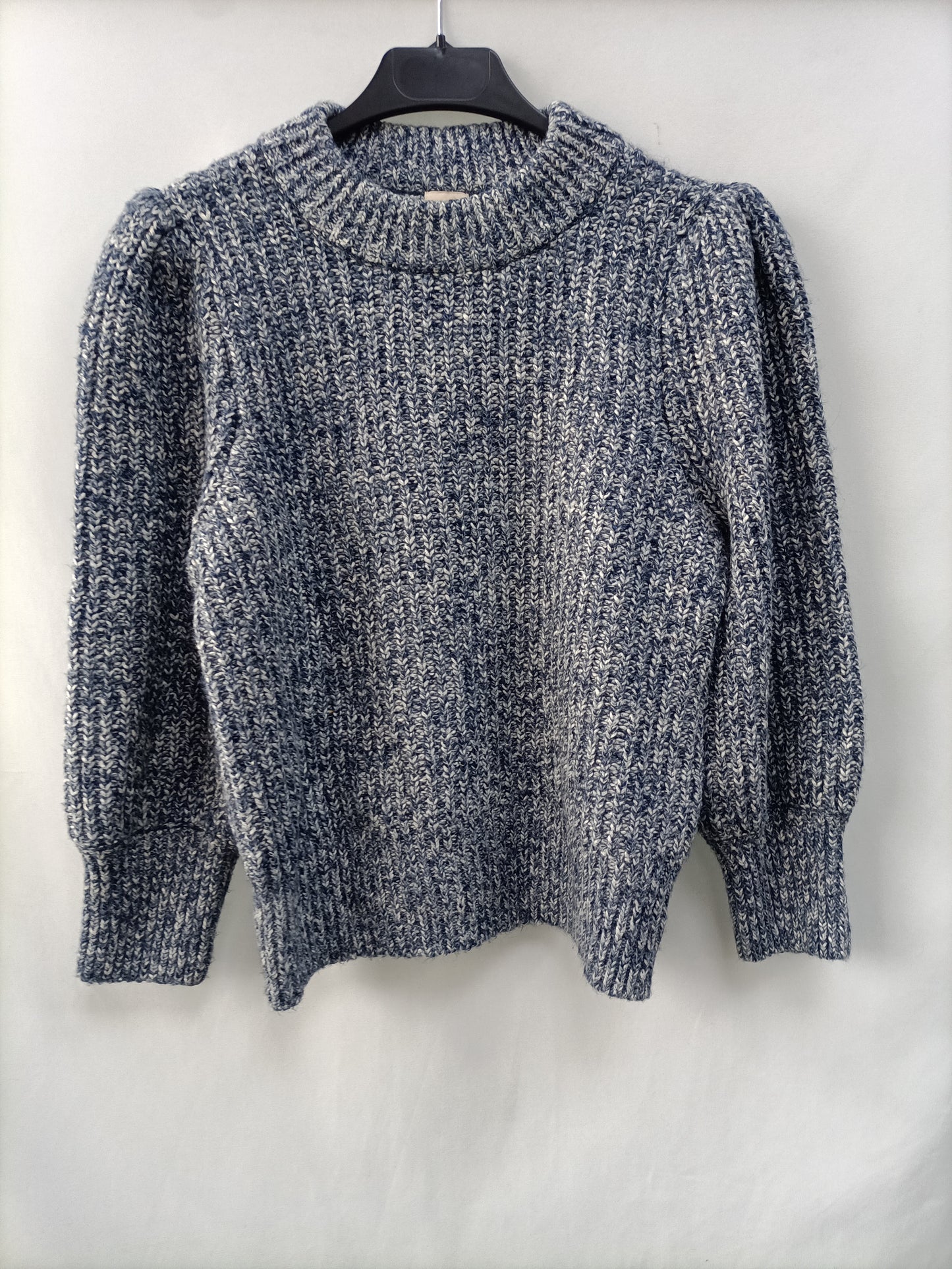 H&M. Jersey jaspeado azul T.s