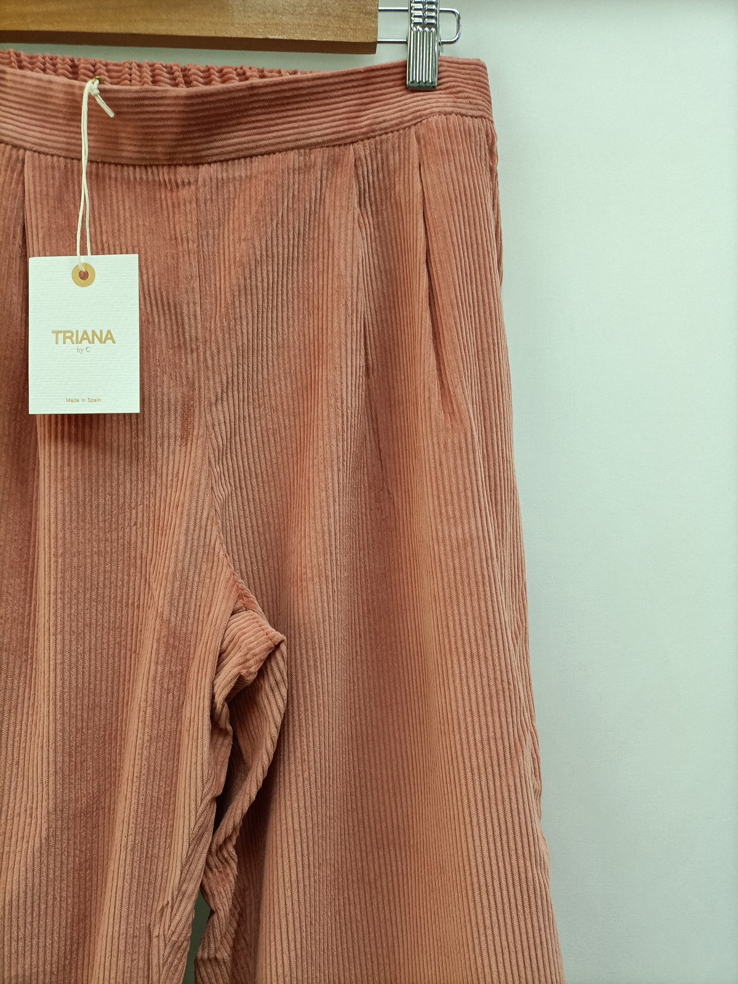 TRIANA BY C. Wide-leg corduroy trousers Tm