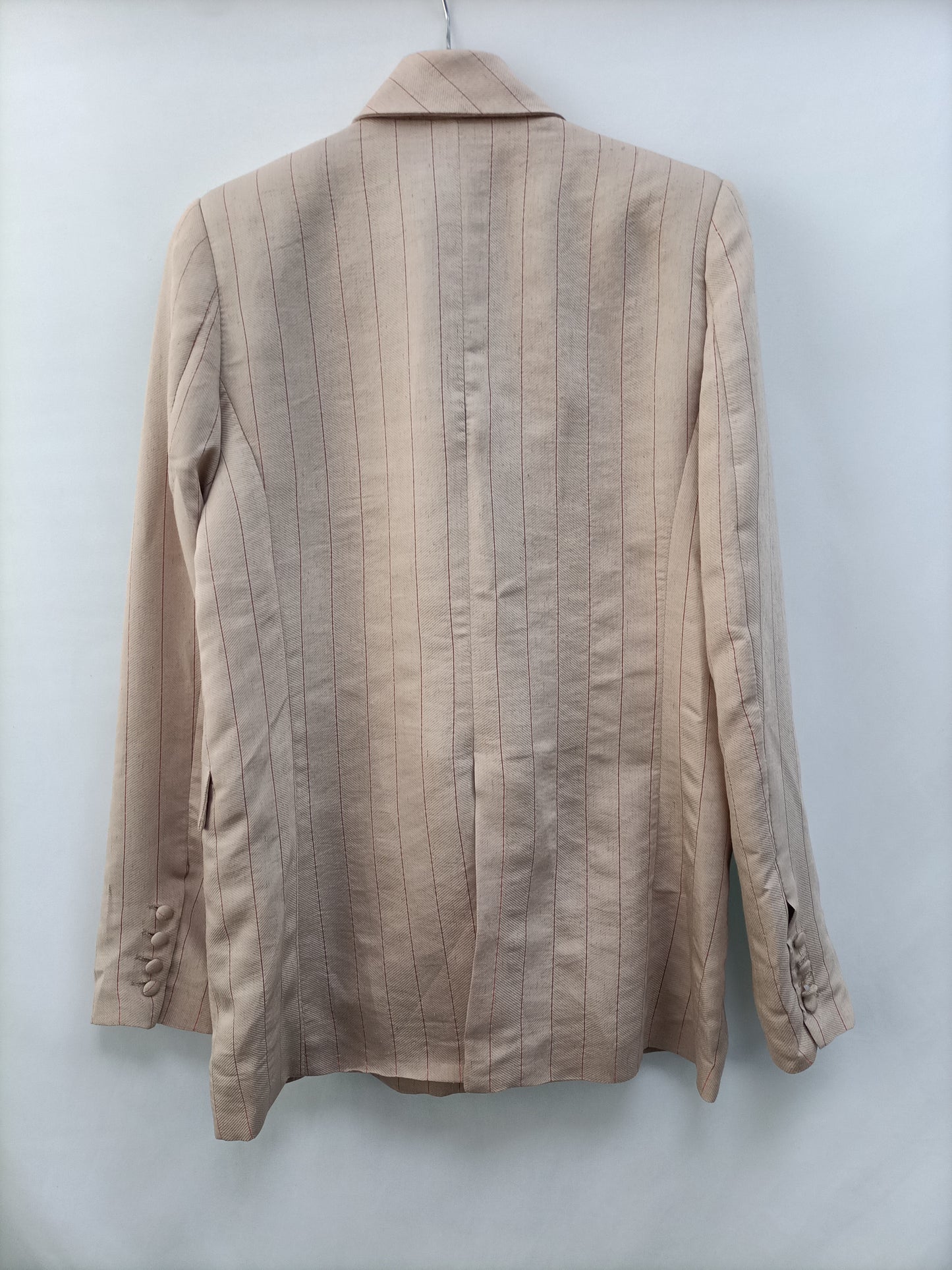 CHIRIBITA. Blazer beige rayas T.36