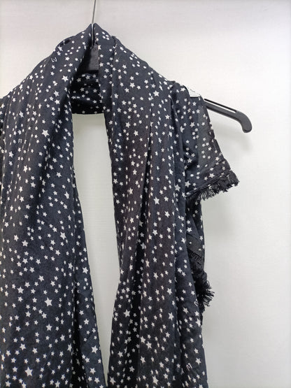 LIU.JO. Fular negro estrellas