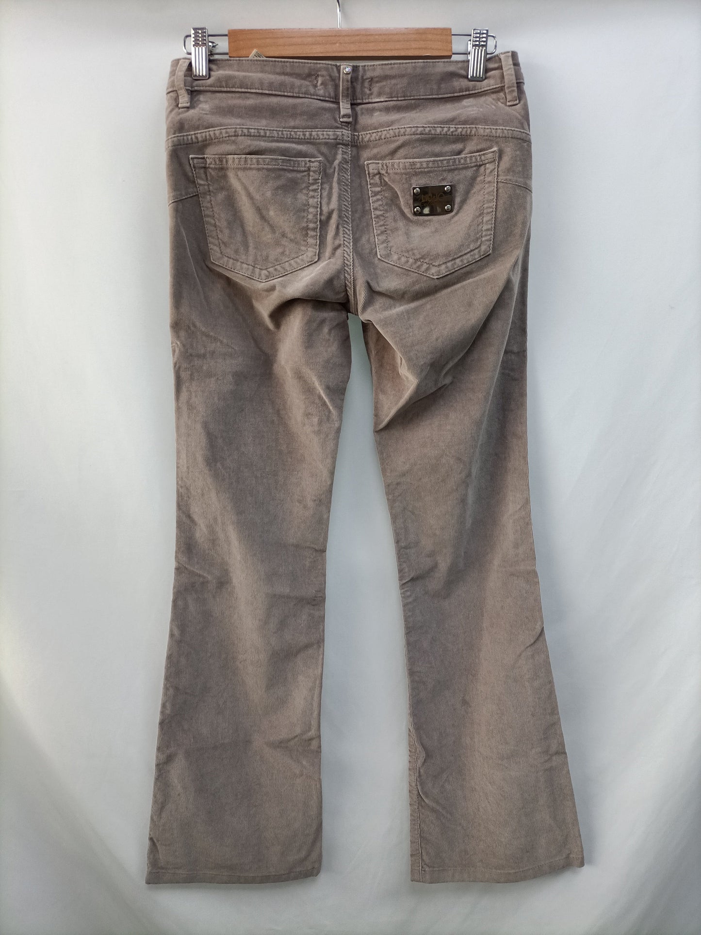 LIU.JO. Beige corduroy trousers S.26(38)