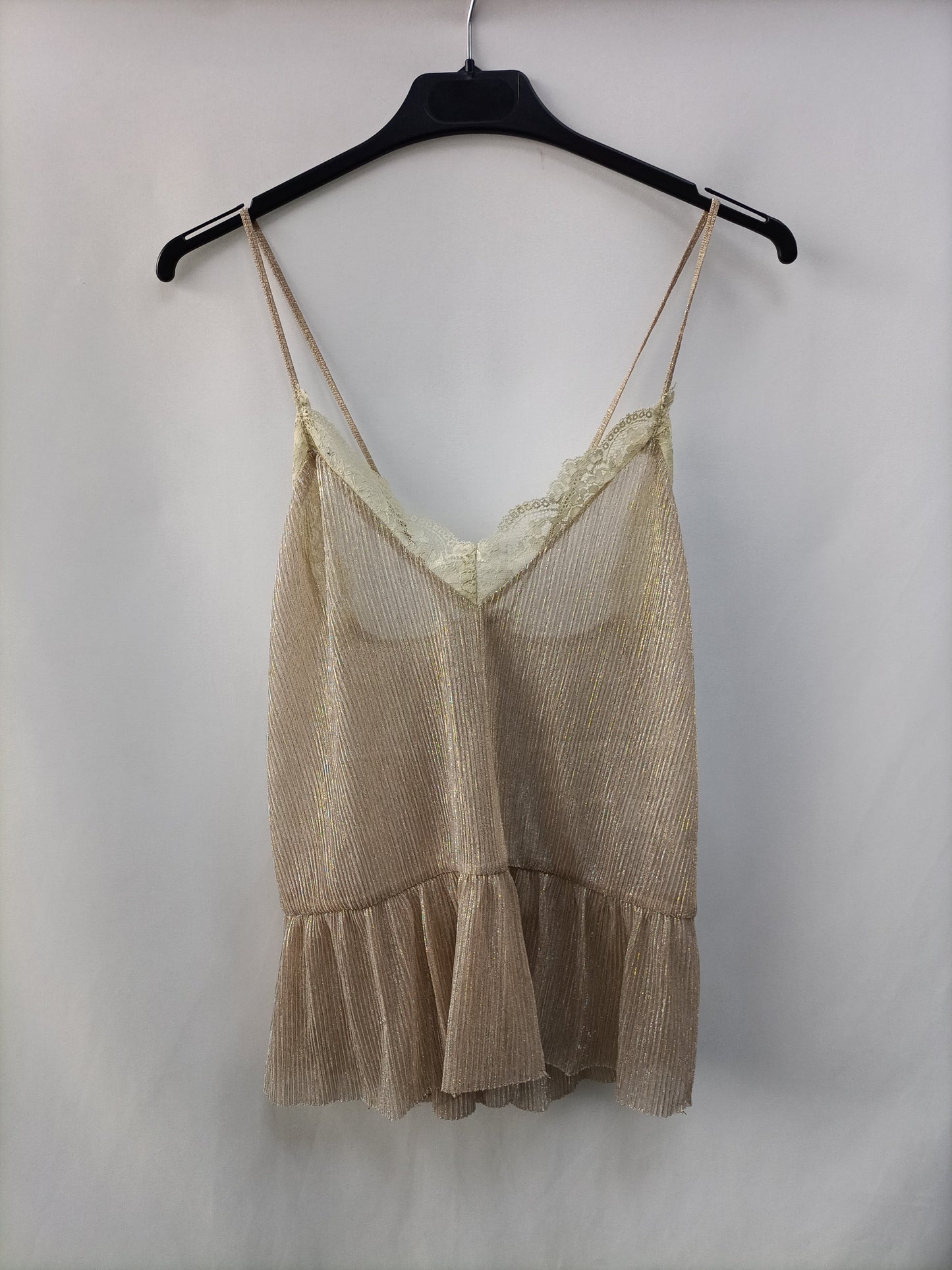 KILIBBI. Top lencero dorado T.m/l