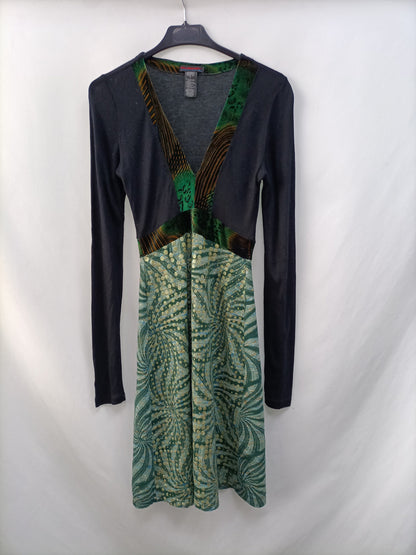 CUSTO. Short printed dress T.1(s)