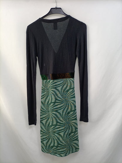 CUSTO. Short printed dress T.1(s)