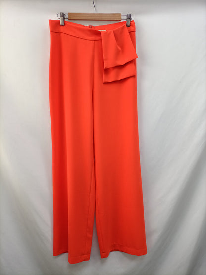 POETE. Orange wide-leg trousers S.3(l)
