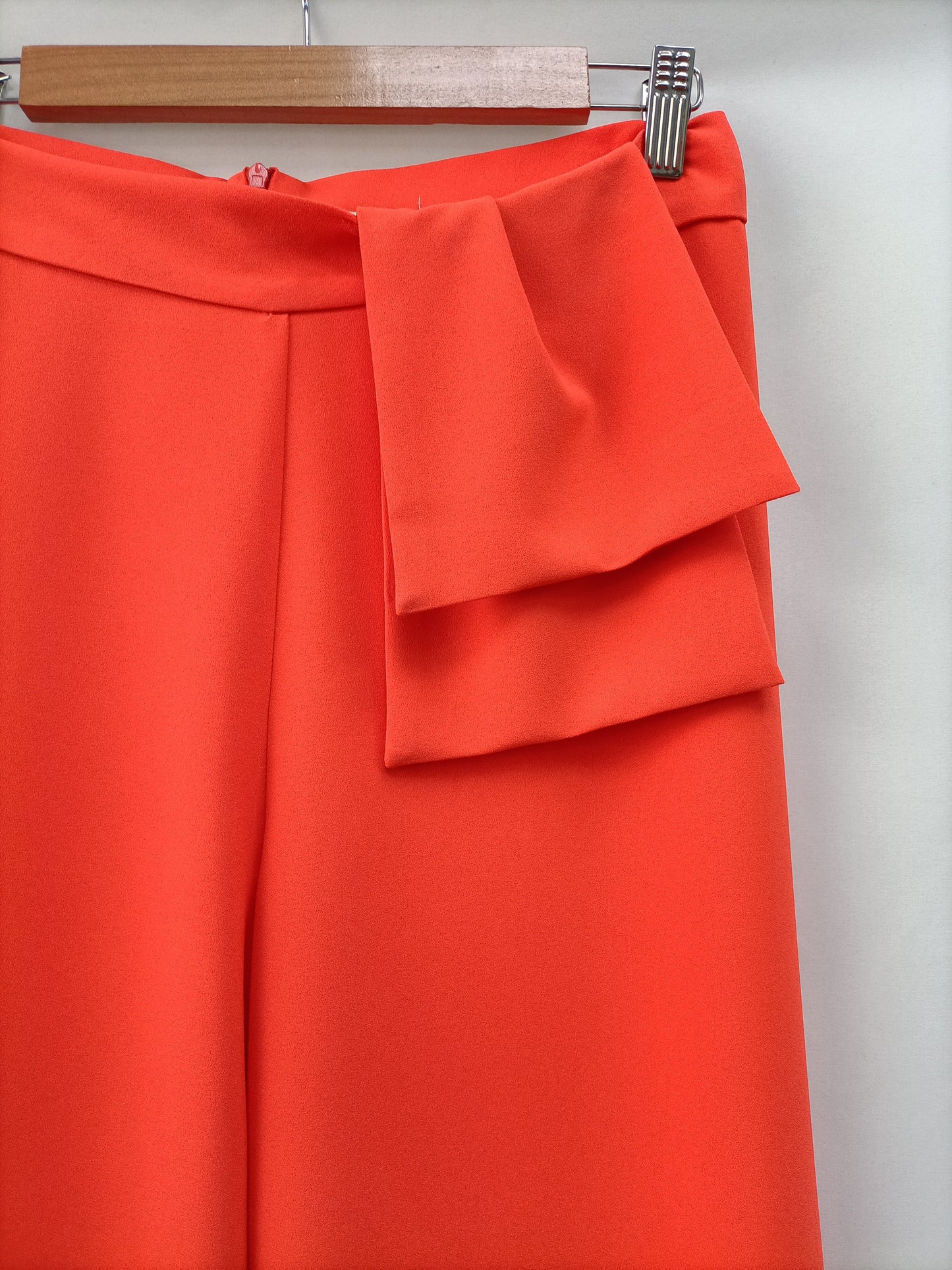 POETE. Orange wide-leg trousers S.3(l)
