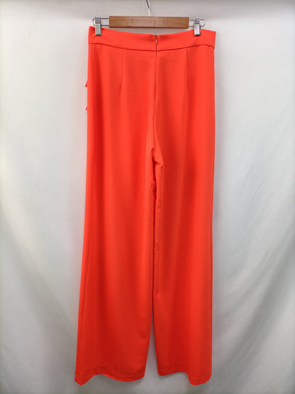POETE. Orange wide-leg trousers S.3(l)
