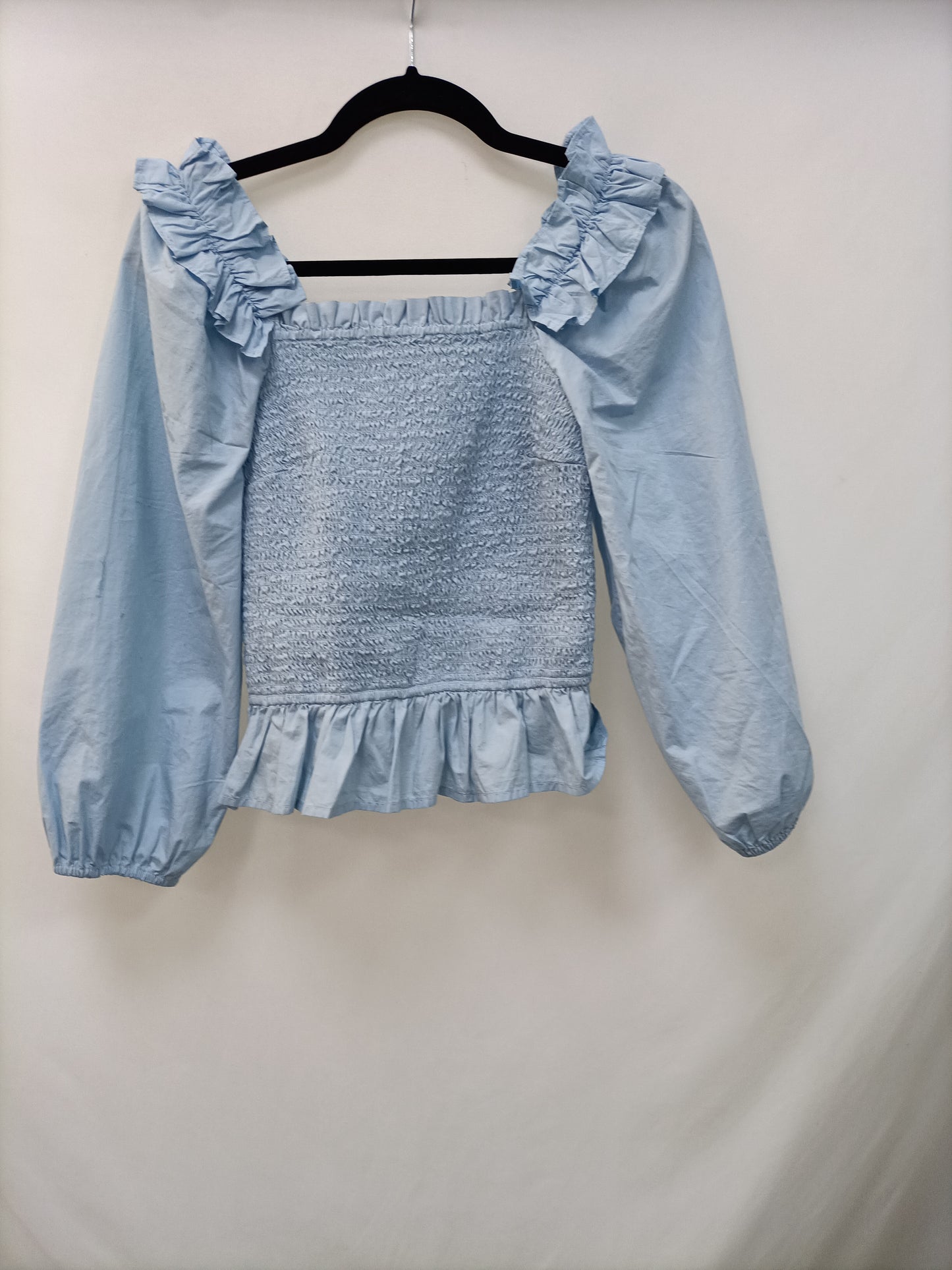 THE DROP. Blue honeycomb top T.xs