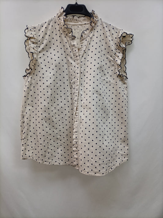 OTHERS. Polka dot cotton blouse S.xs/s