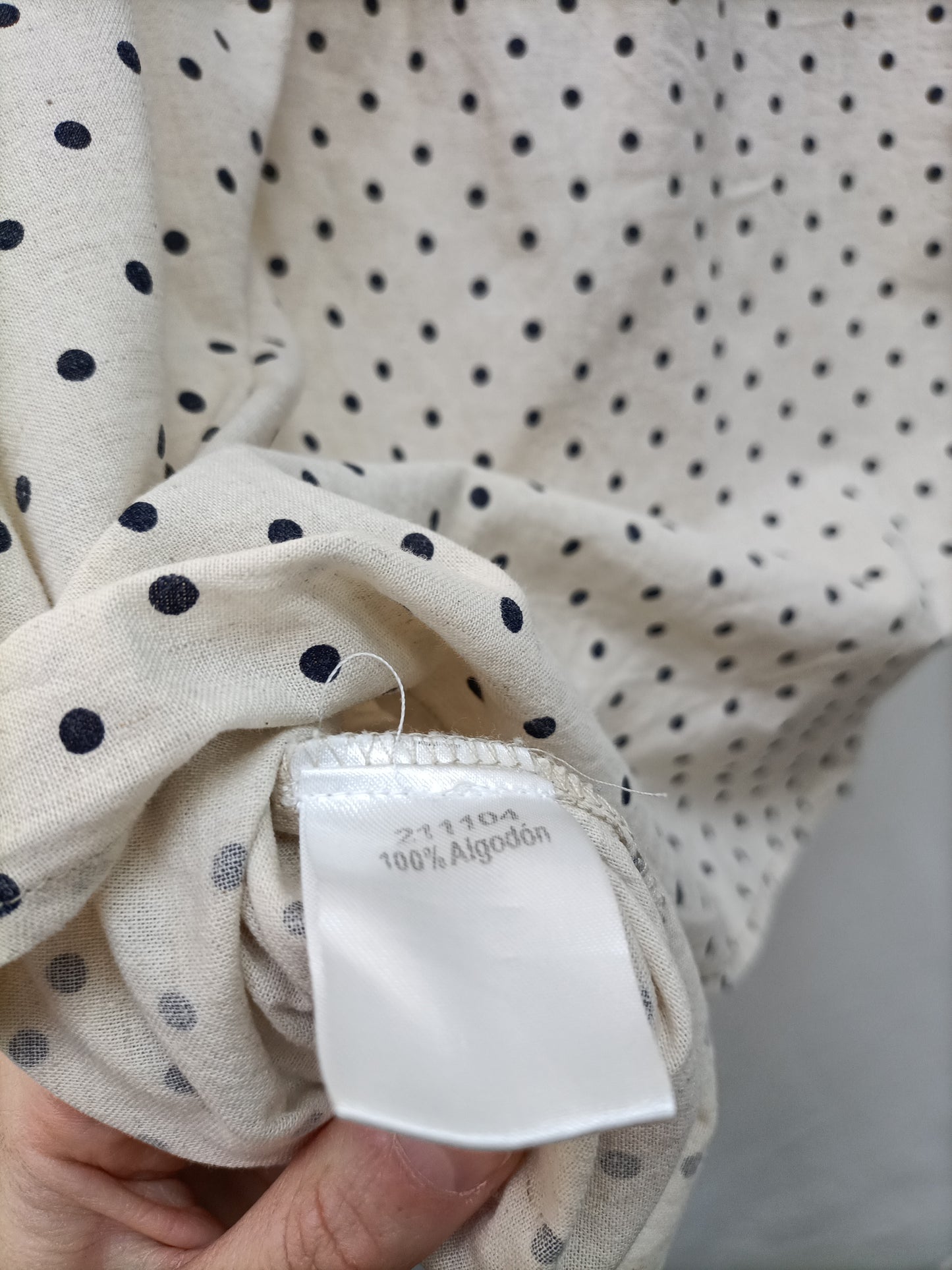 OTHERS. Polka dot cotton blouse S.xs/s