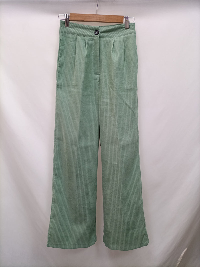 OTRAS. Pantalón ancho verde T.32