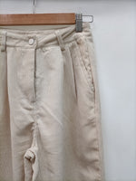 OTRAS. Pantalón ancho beige T.32
