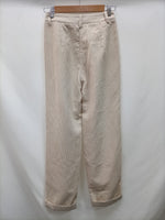OTRAS. Pantalón ancho beige T.32