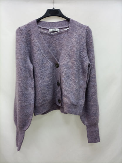 JACQUELINE DE YONG. Cárdigan corto morado T.xxs