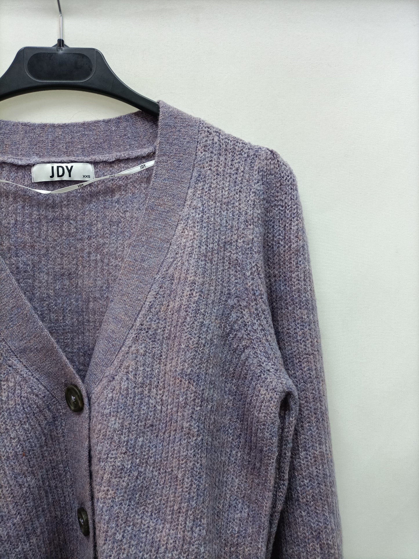 JACQUELINE DE YONG. Cárdigan corto morado T.xxs