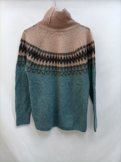 TCN. Jersey bicolor cuello alto T.s