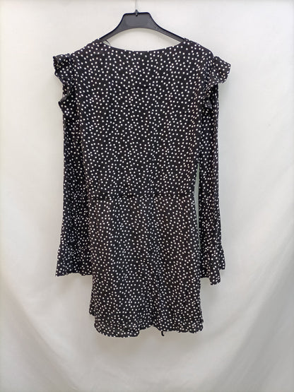 ZARA. Mono negro lunares T.l