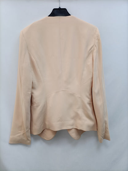 ZARA. Flowing beige blazer Tm