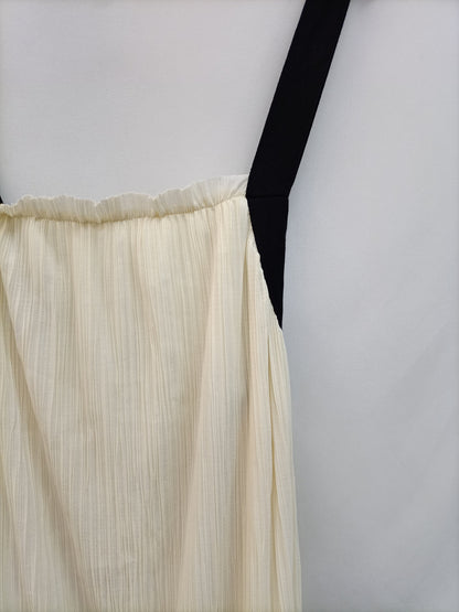 ZARA. Long beige dress Tm