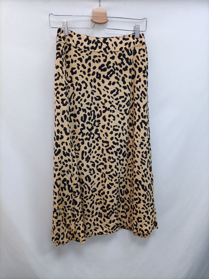 OYSHO. Falda cruzada print T.m