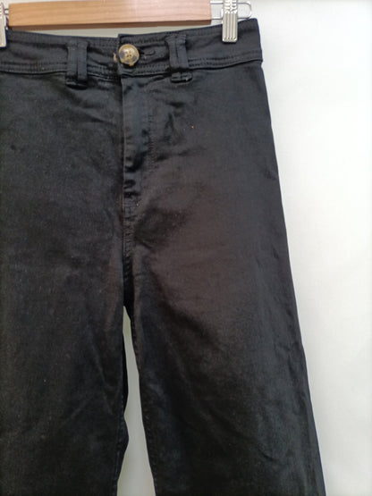 STRADIVARIUS. Black culottes, size 36