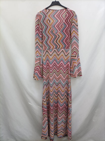 OTRAS. Vestido largo plisado Tu(S)