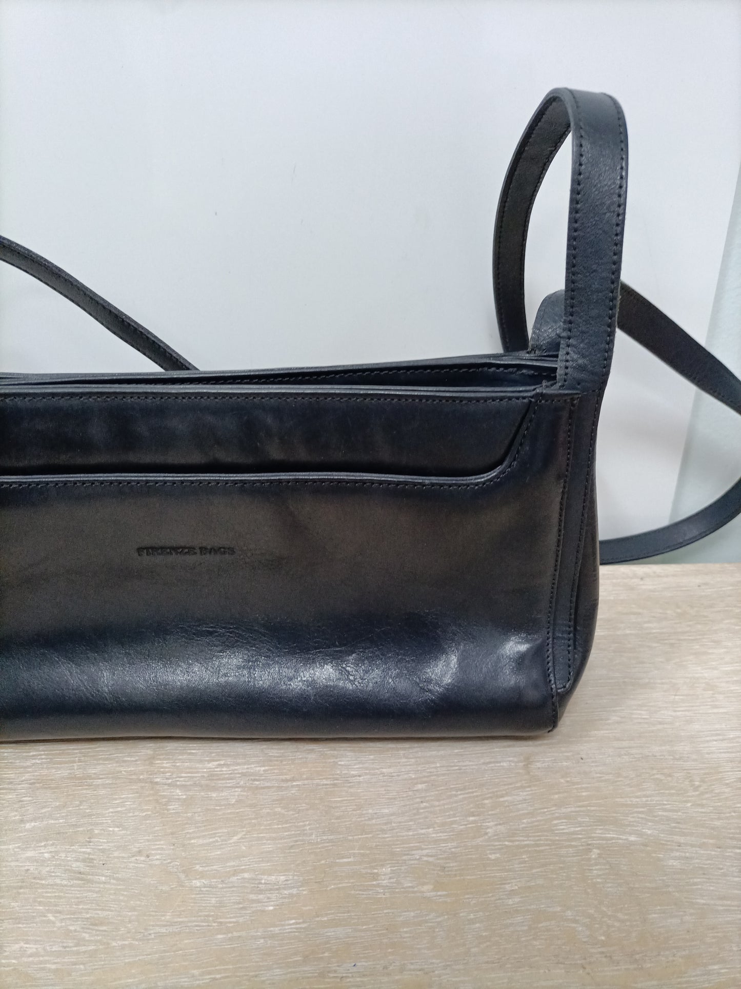 FIRENZE BAG. Vintage blue boldo