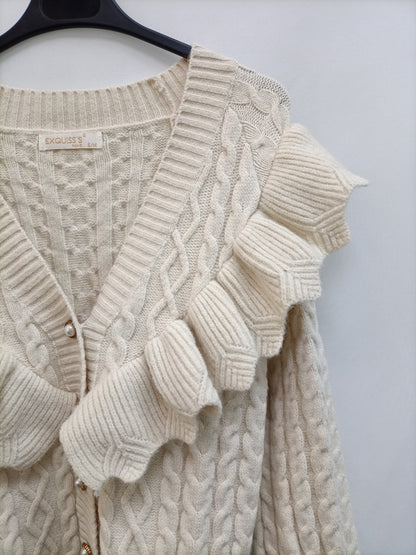 EXQUISS'S PARIS. Rebeca beige ochos T.s/m