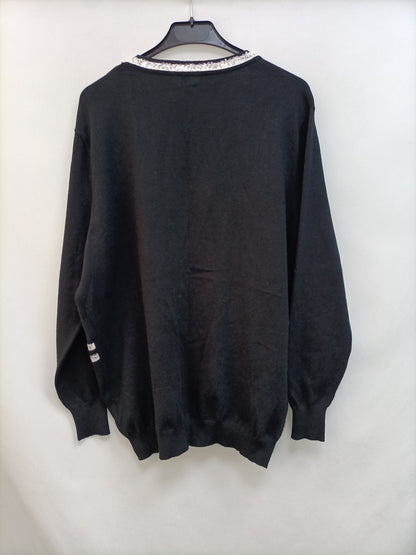 OTHERS. Black sequin cardigan Ts/m