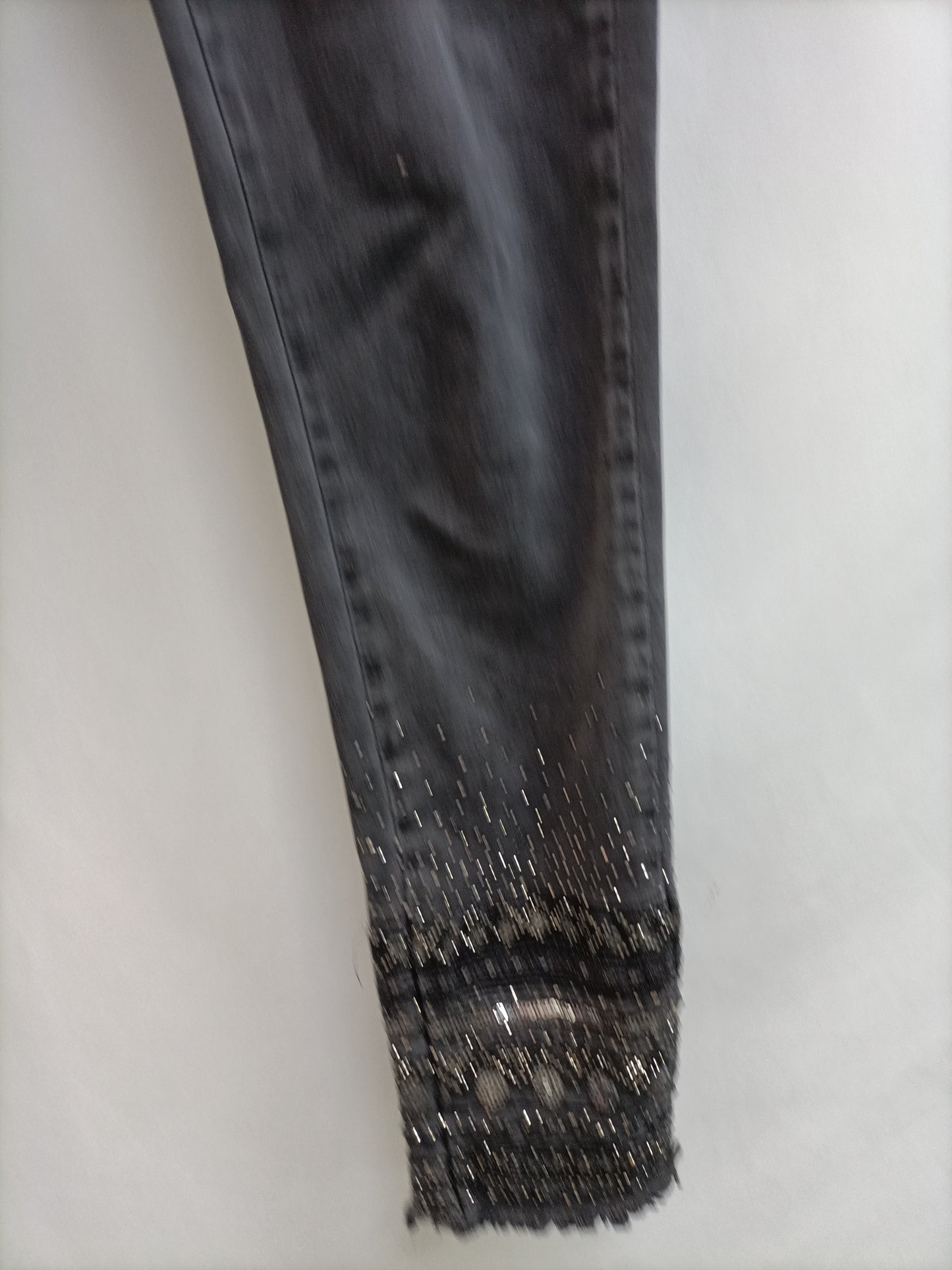 OTHERS. Gray beaded pants T.xs