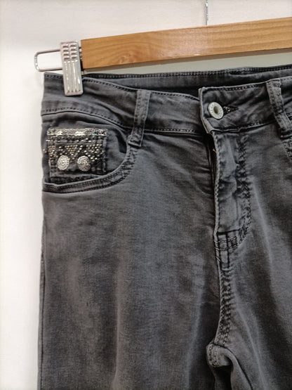 OTHERS. Gray beaded pants T.xs