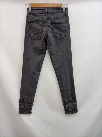 OTHERS. Gray beaded pants T.xs