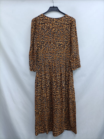 zara midi animal print dress ZARA. Animal print midi dress TM – Hibuy market