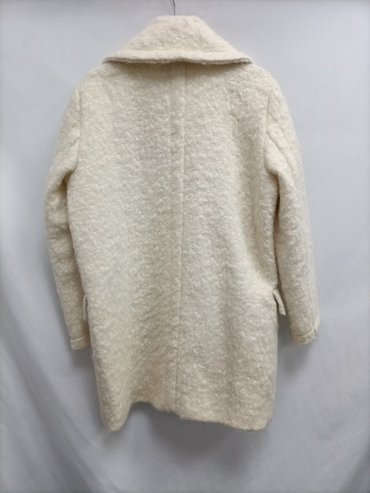 SINCE'RE. Abrigo beige paño T.40