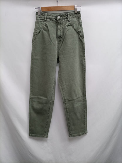OTHERS. Green denim pants T.xs