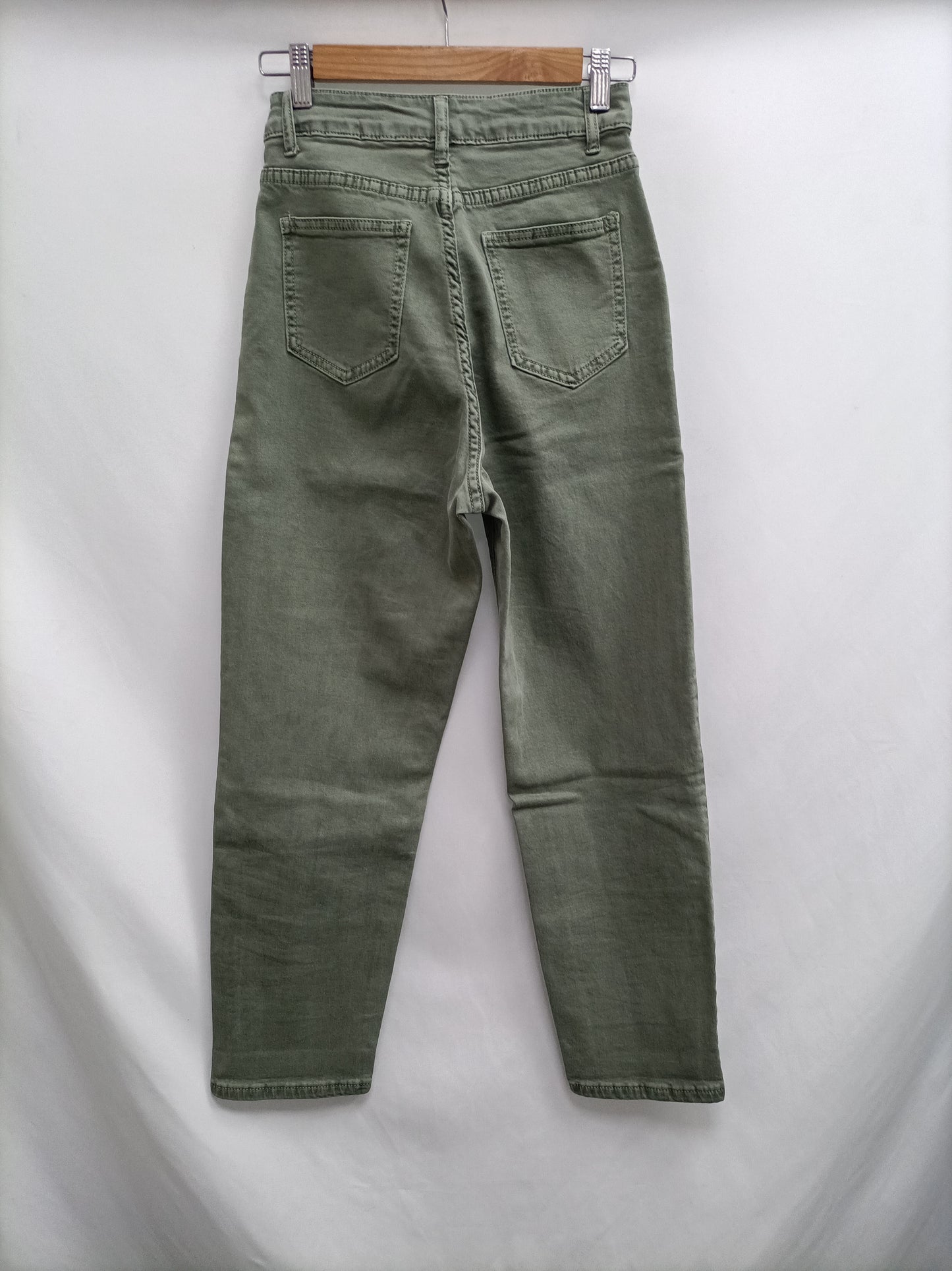 OTHERS. Green denim pants T.xs